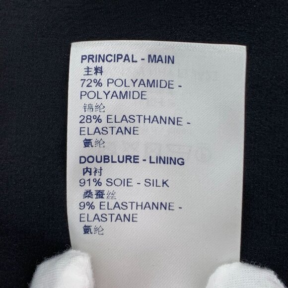 Louis Vuitton Logo Sleeve Black & Tan Bomber Jacket Size 34 XXS Made In France - Picture 3 of 7